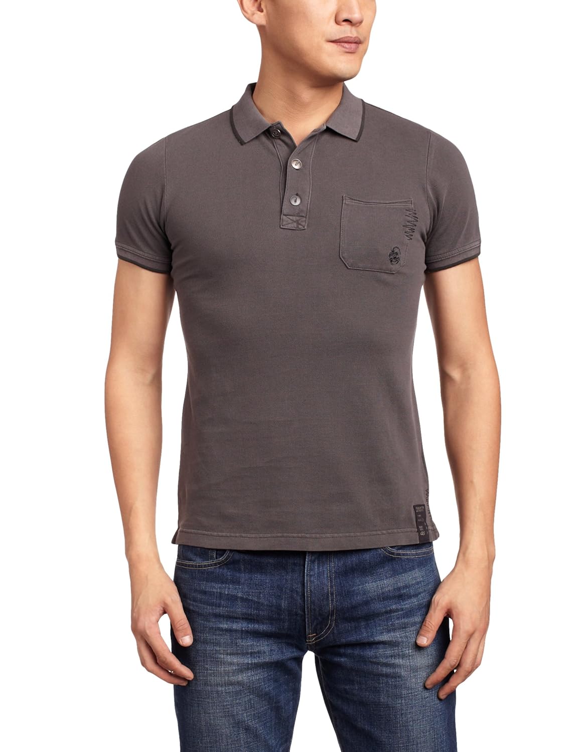 s.oliver 男式 polo衫 灰色 xl 40.405.35.